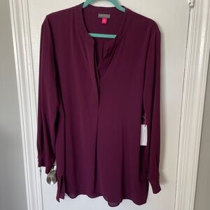 Vince Camuto Deep Purple Blouse